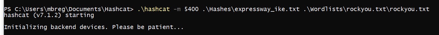 hashcat command